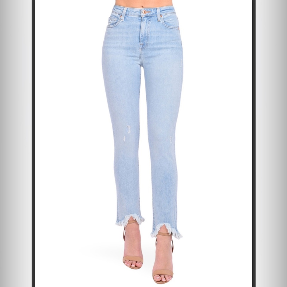NWT Jonathon Sinkhai River High Rise Jeans in Light Riviera Size 28 Designer